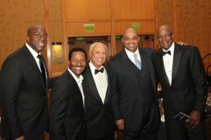 MAGIC, YOURS TRULY, LENNY WILKENS, CHARLES BARKLEY 7 CLYDE DREXLER